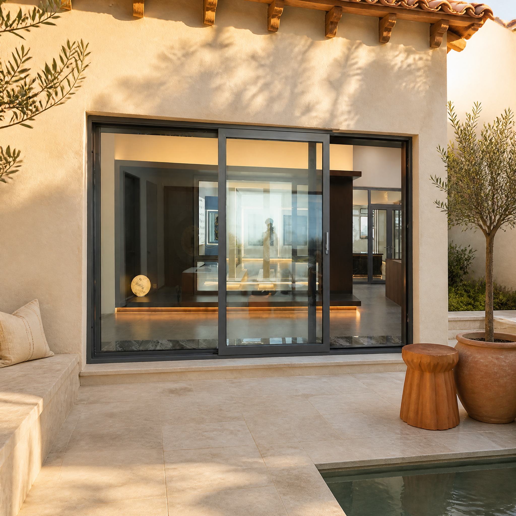 Side Pressure System Insulated Glass Sliding Door - Side-Pressure Compression Sealing System