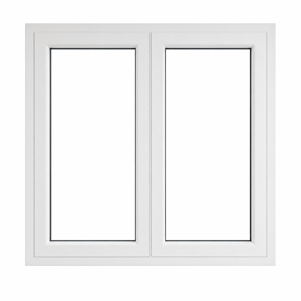 Multi-chamber lead-free calcium-zinc stabilized vinyl window profile cross section